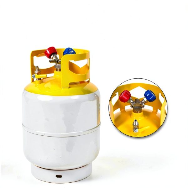 FAHKNS Refrigerant Recovery Tank HP295 Stainless Steel-4