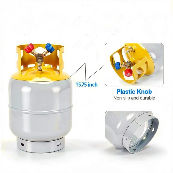 FAHKNS Refrigerant Recovery Tank HP295 Stainless Steel-1