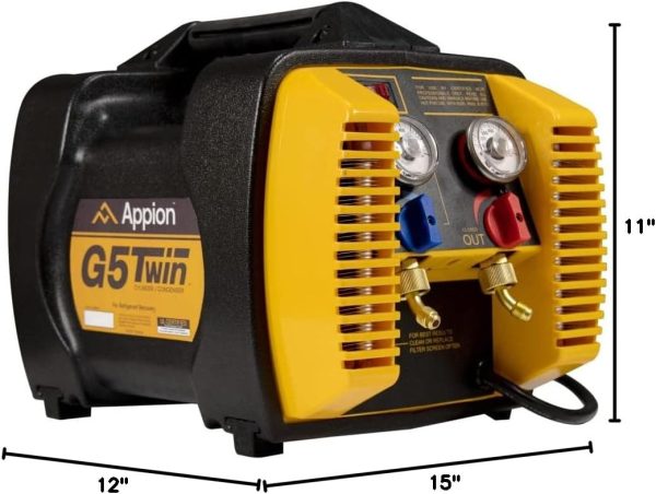 Refrigerant Recovery APPION G5TWIN Compact Twin-1