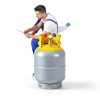 FAHKNS Refrigerant Recovery Tank HP295 Stainless Steel-3