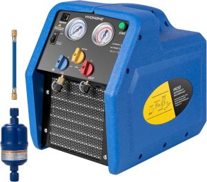 VIVOHOME Refrigerant Recovery Machine 3/4 HP Blue-0