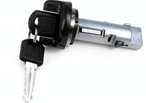 JUEDIMA Ignition Lock Cylinder with Keys for Cadillac-0