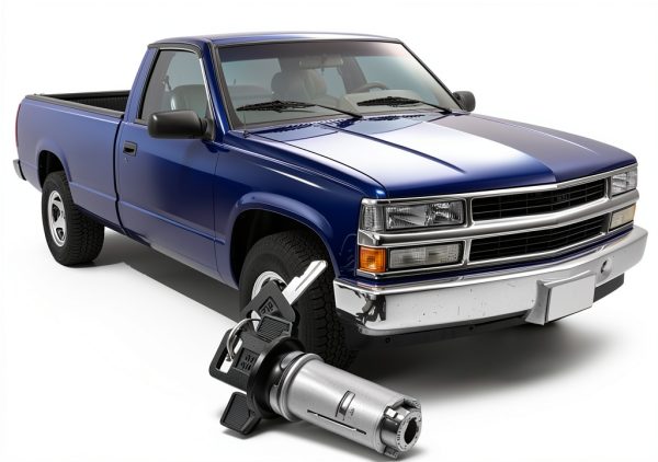 YOLLKY Ignition Starter Switch Lock Cylinder for Chevy-1