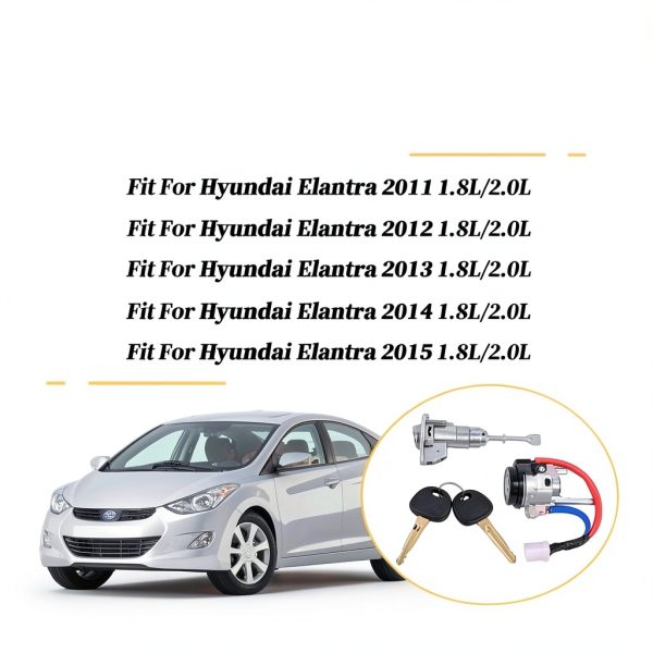 Getfarway Ignition Lock Cylinder Keyless Alloy Steel for Hyundai-1