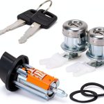 Ignition Switch Lock Cylinder FQRANBO F-CBS47-NEW Zinc for Ford Trucks-0